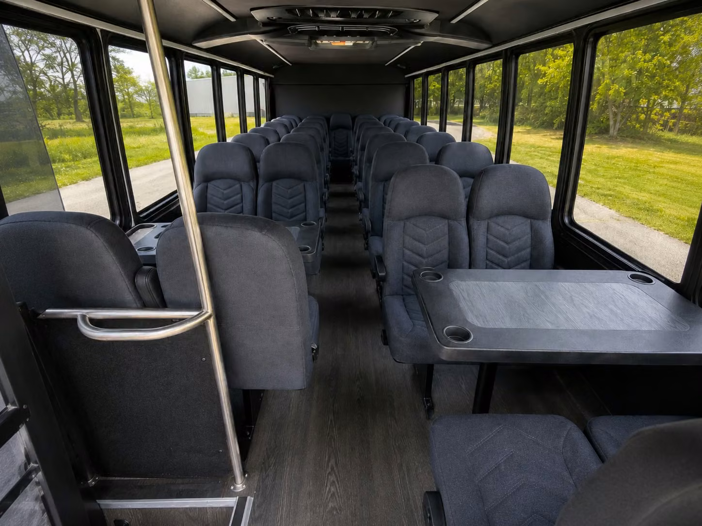 15 passenger minibus inside