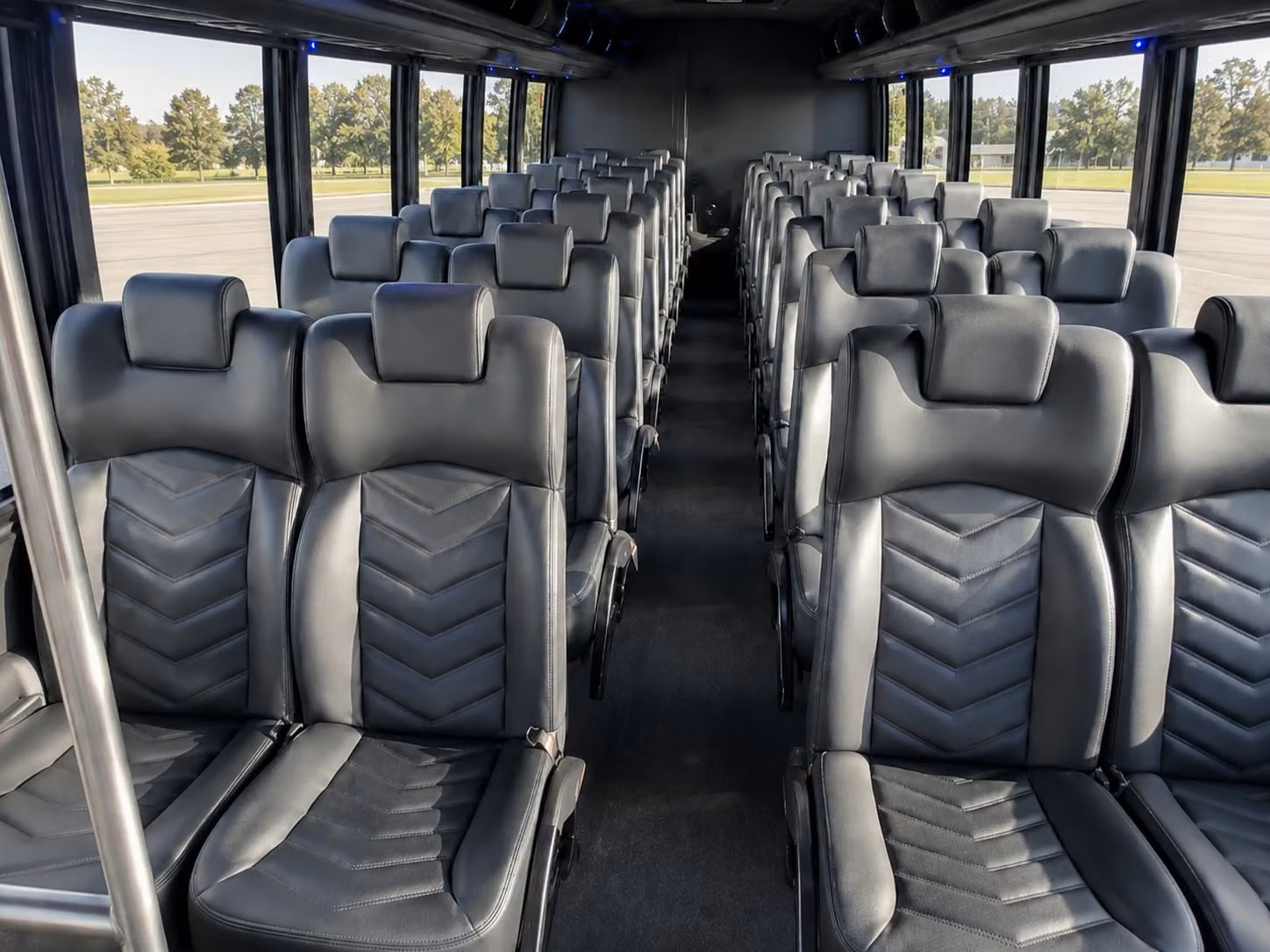 18 passenger minibus interior